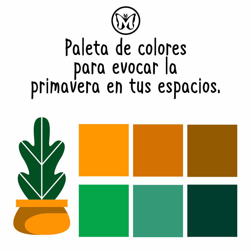paleta de colores para primavera